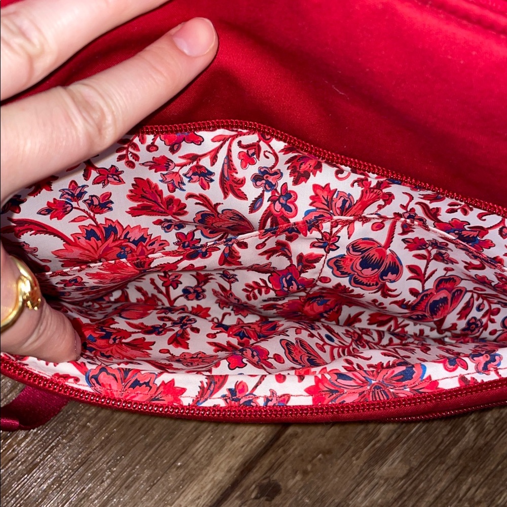 Vera Bradley Red Utility Crossbody Bag
